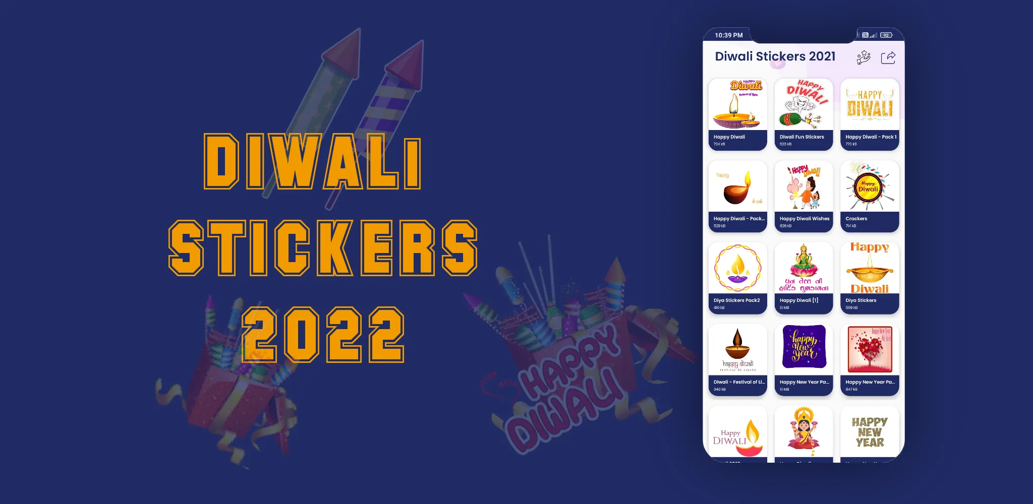 Diwali Stickers for WhatsApp | Indus Appstore | Screenshot