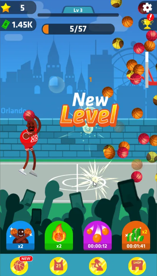 Idle Dunk Masters | Indus Appstore | Screenshot