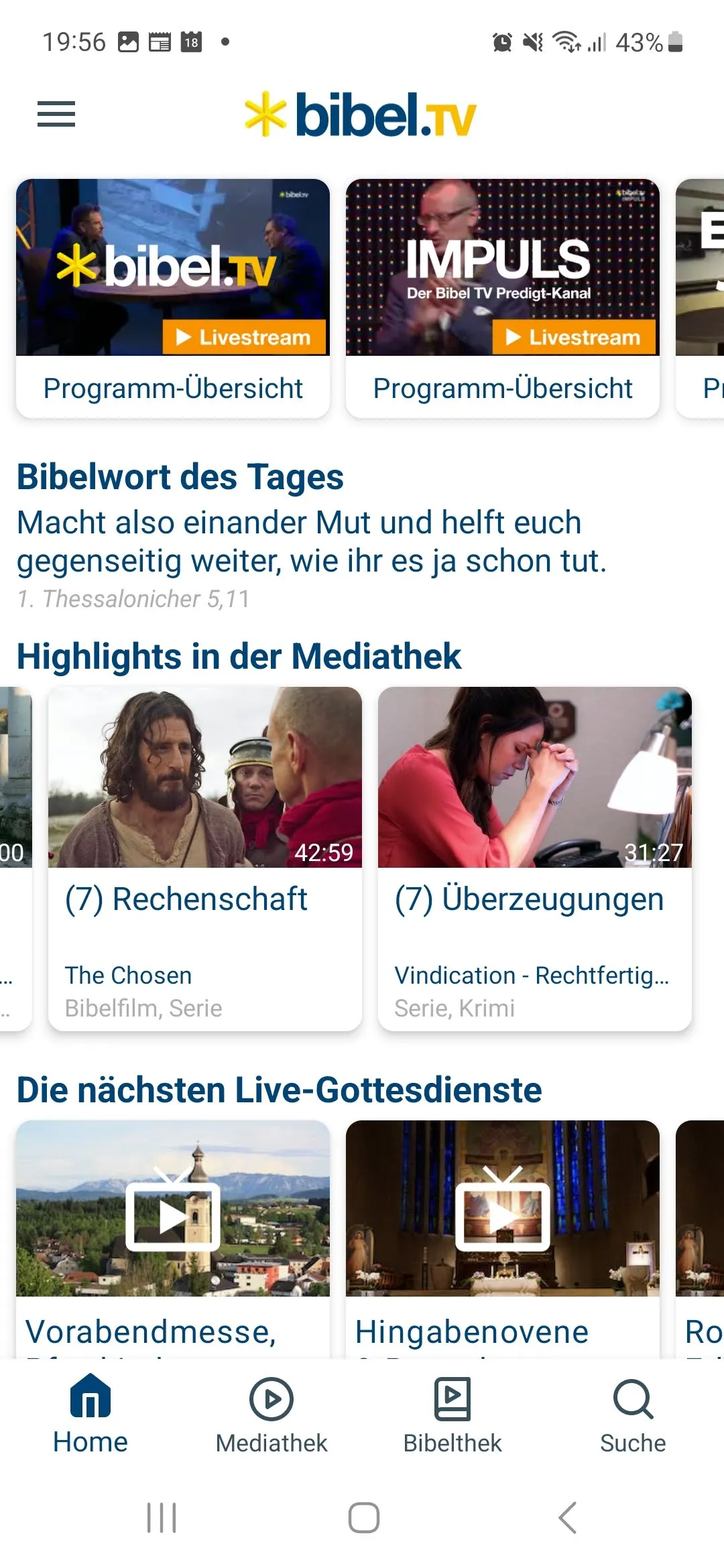 Bibel TV App | Indus Appstore | Screenshot