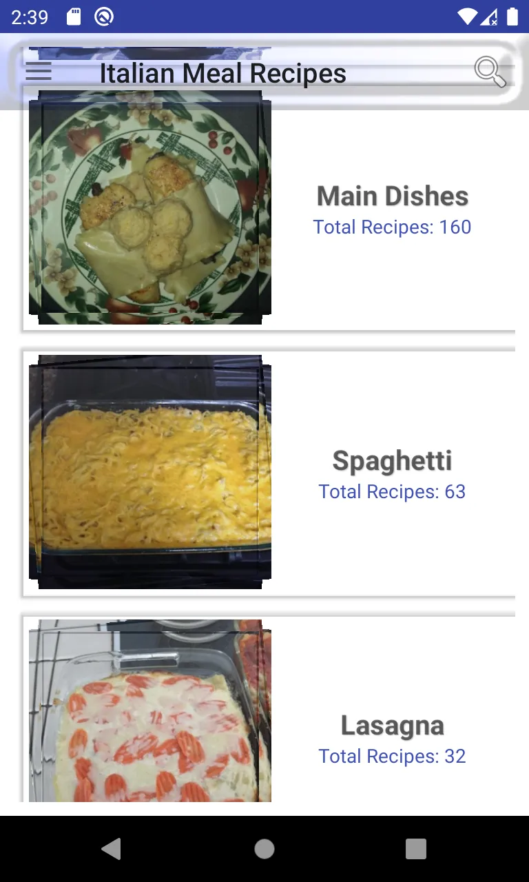 Italian recipes: Italian food | Indus Appstore | Screenshot