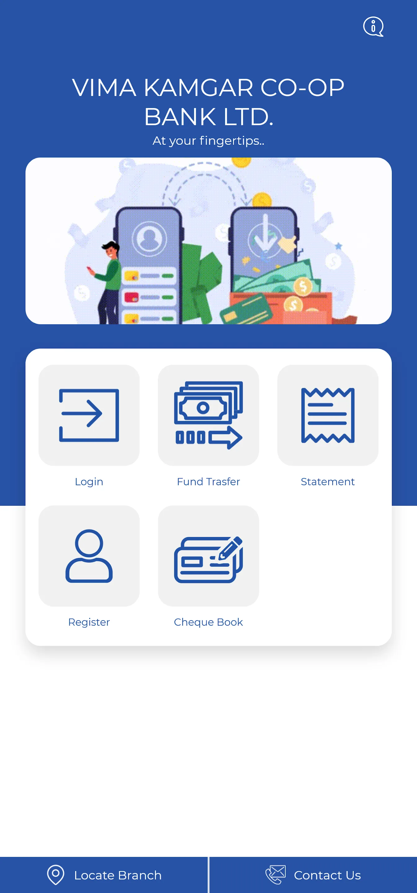 Vima Kamgar Co-op Bank Ltd. | Indus Appstore | Screenshot