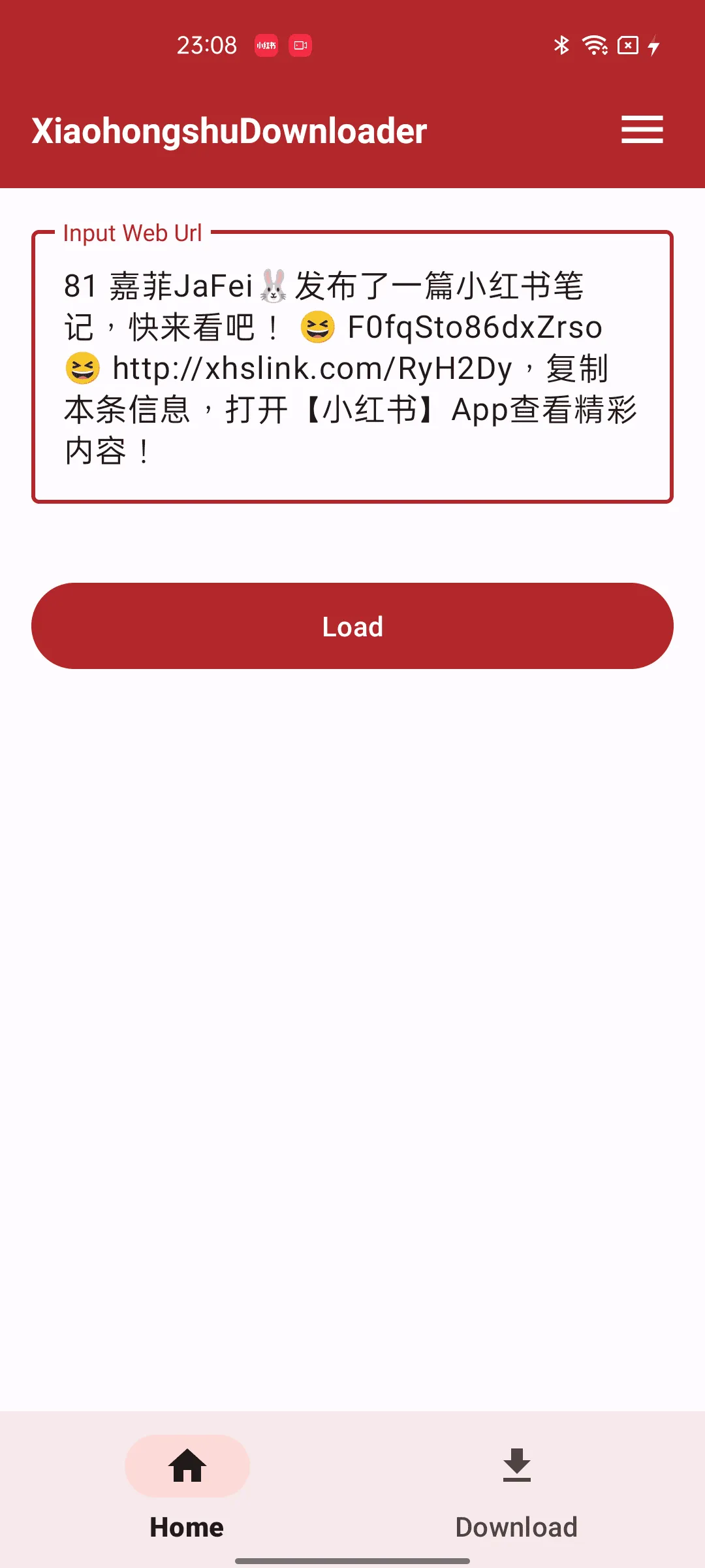 XiaoHongShu Downloader | Indus Appstore | Screenshot