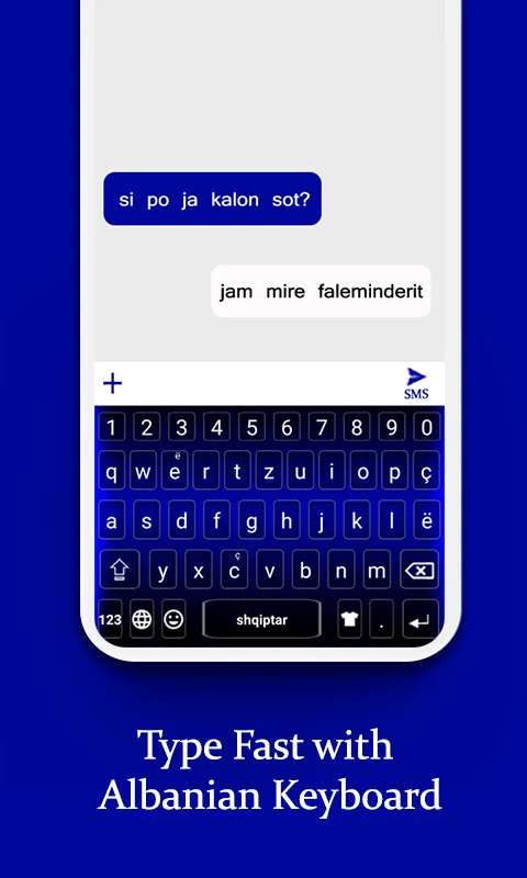 Albanian Keyboard | Indus Appstore | Screenshot