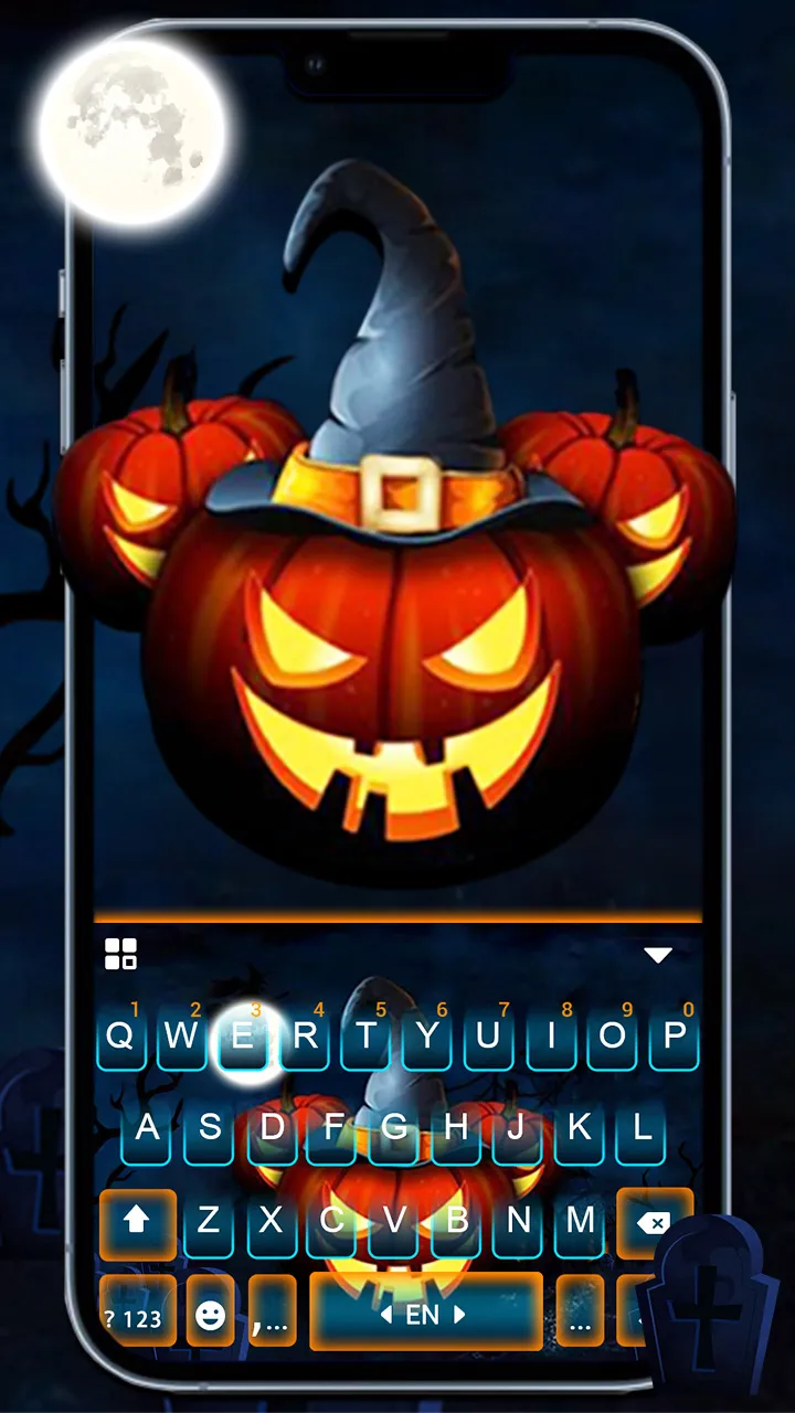 Halloween Pumpkins Keyboard Ba | Indus Appstore | Screenshot