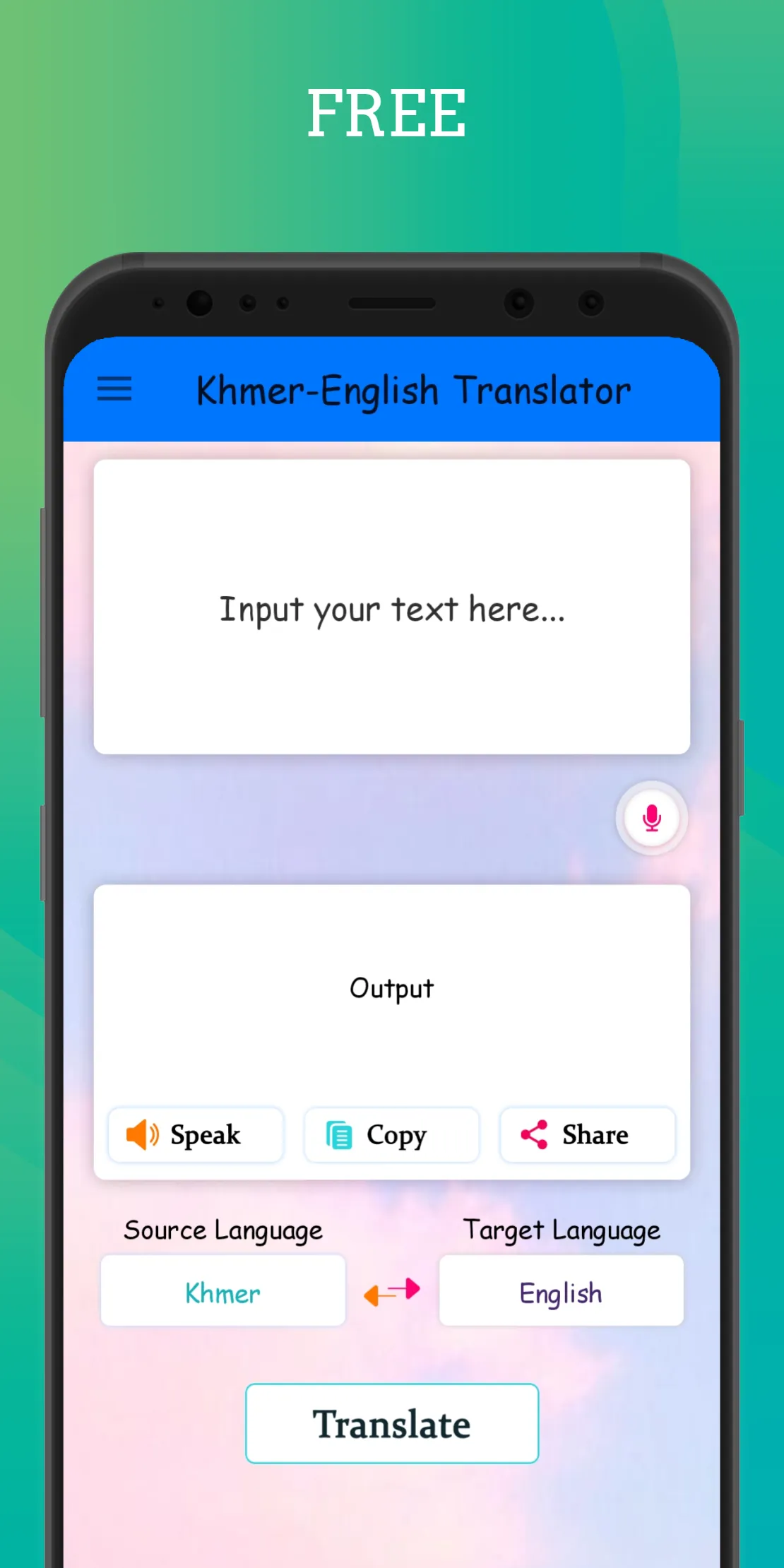 Khmer - English Translator | Indus Appstore | Screenshot