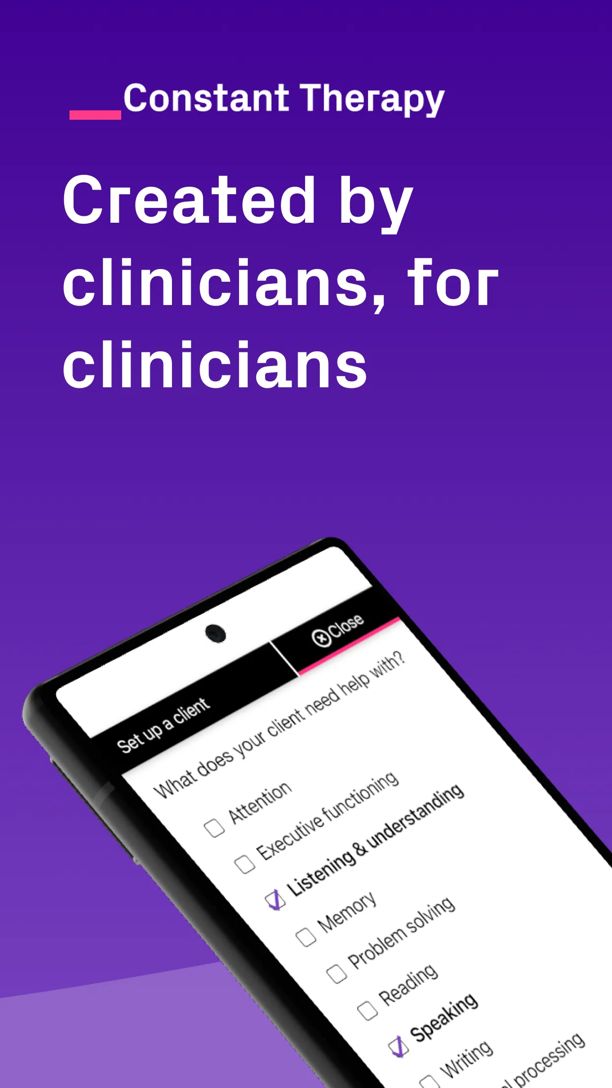 Constant Therapy Clinician | Indus Appstore | Screenshot