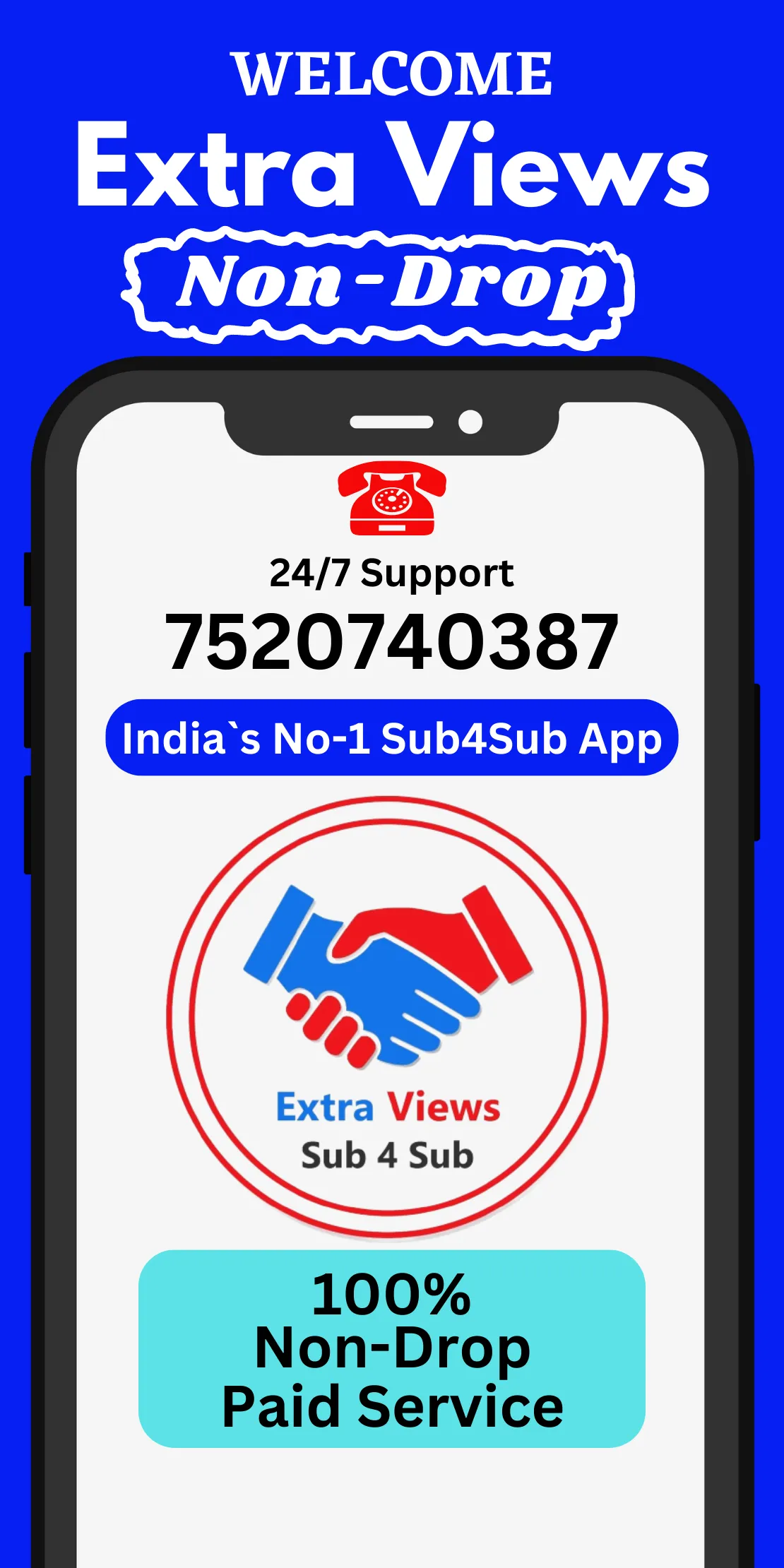 Extra Views : Sub4Sub - 1Vs11 | Indus Appstore | Screenshot