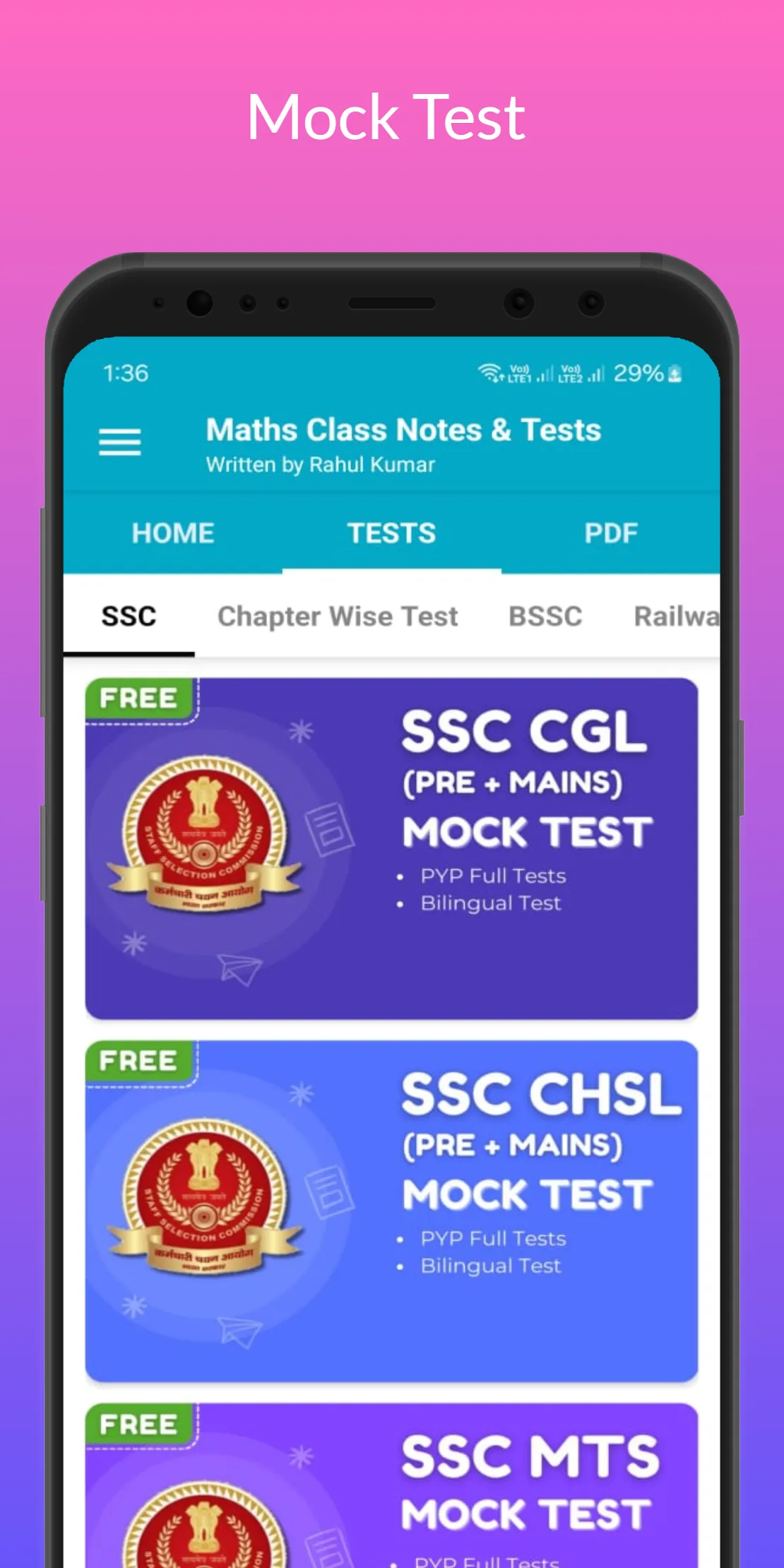 Maths Class Notes & Tests | Indus Appstore | Screenshot