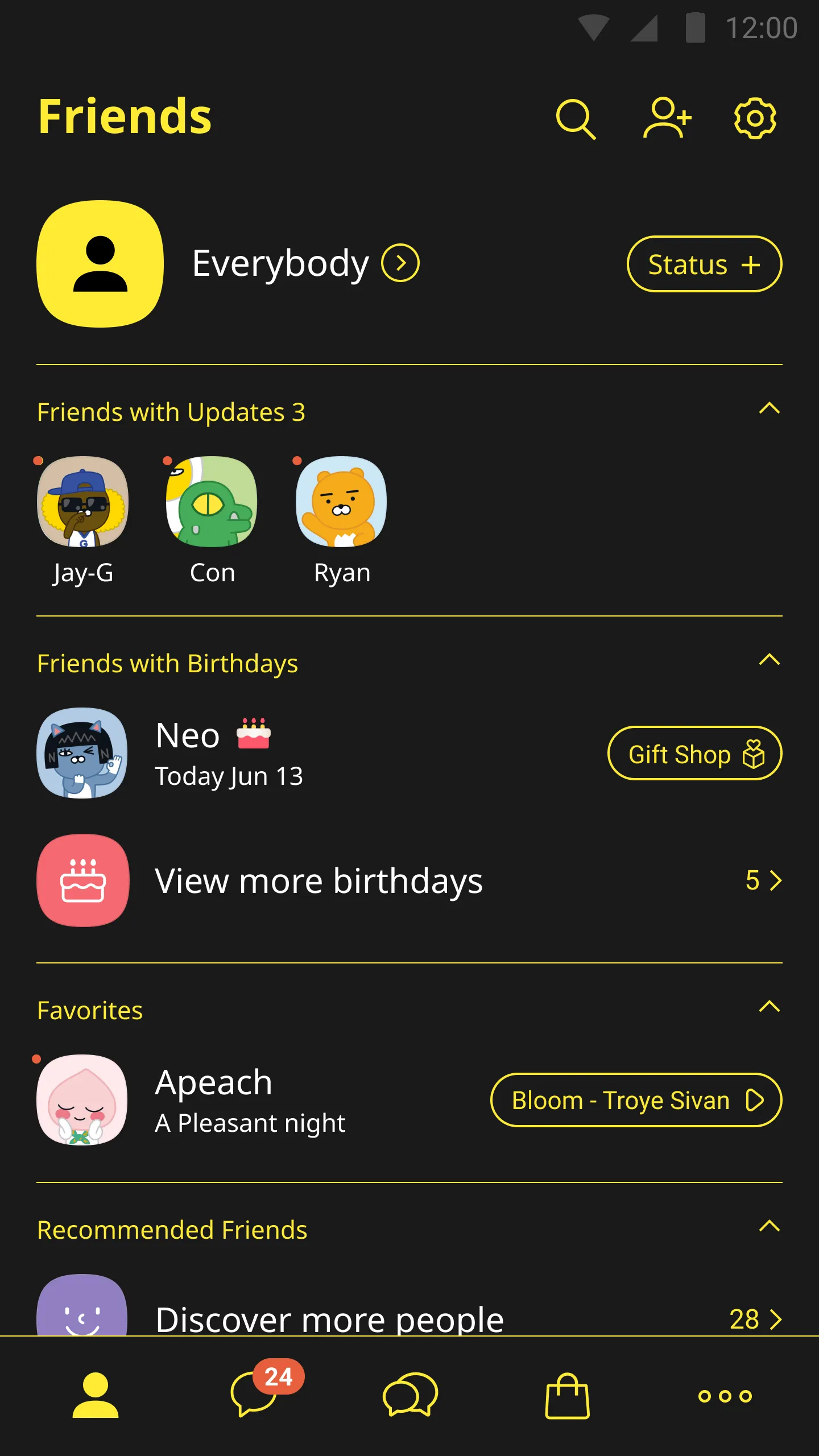 Simple-KakaoTalk Theme | Indus Appstore | Screenshot