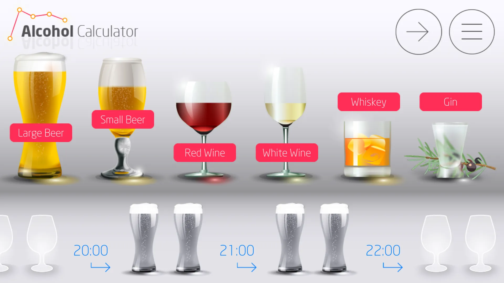 Blood Alcohol Calculator | Indus Appstore | Screenshot