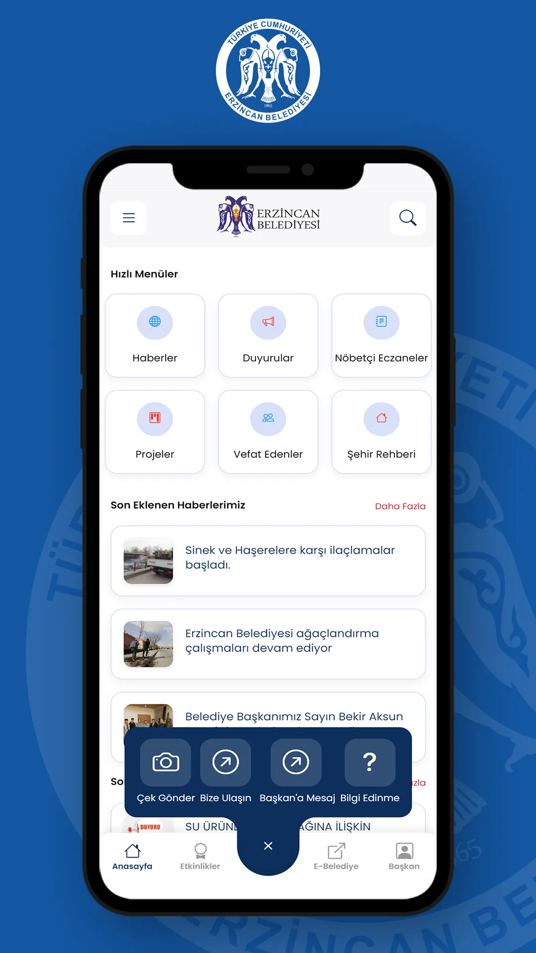 Erzincan Belediyesi | Indus Appstore | Screenshot