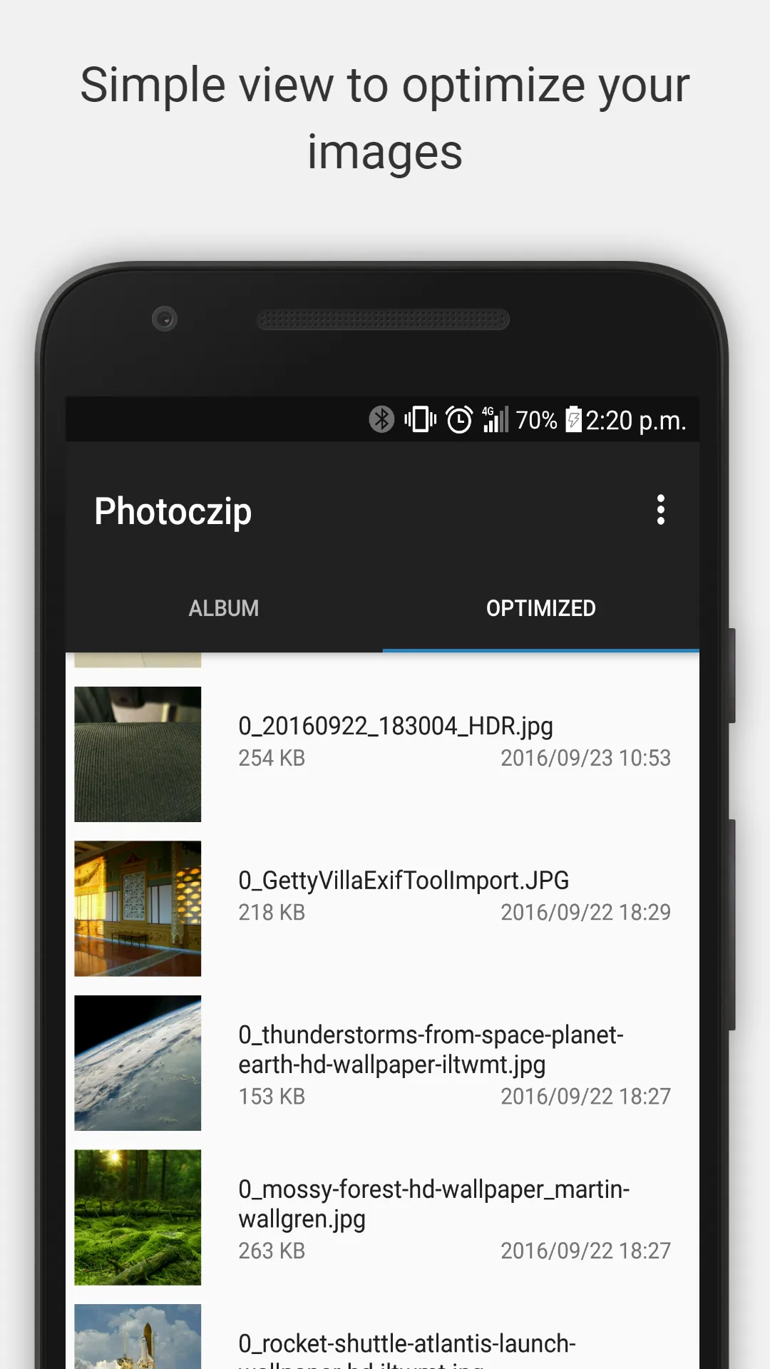 Photoczip - compress resize | Indus Appstore | Screenshot