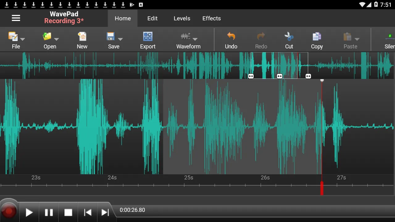 WavePad Audio Editor | Indus Appstore | Screenshot