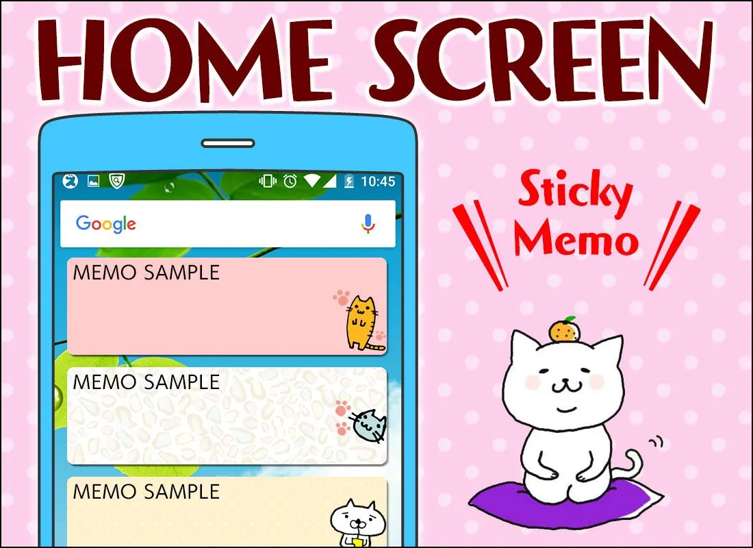 Cat Memo Pad Collection | Indus Appstore | Screenshot