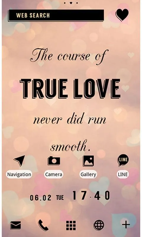 Cute Theme-True Love Poem- | Indus Appstore | Screenshot