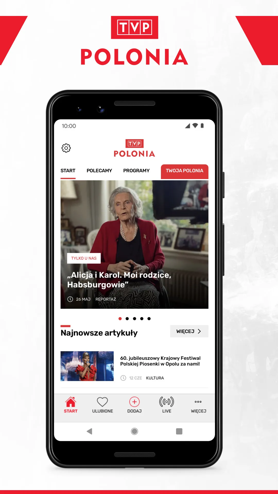 TVP Polonia | Indus Appstore | Screenshot