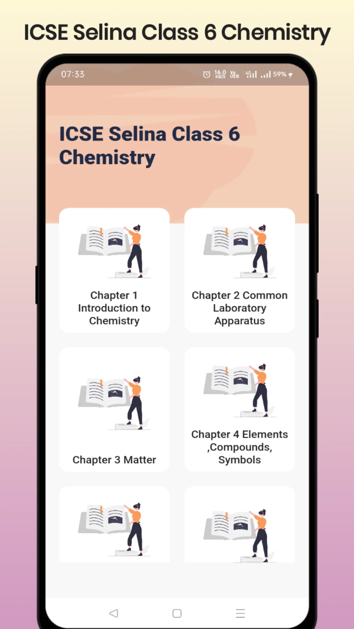 ICSE Selina Class 6 Chemistry | Indus Appstore | Screenshot