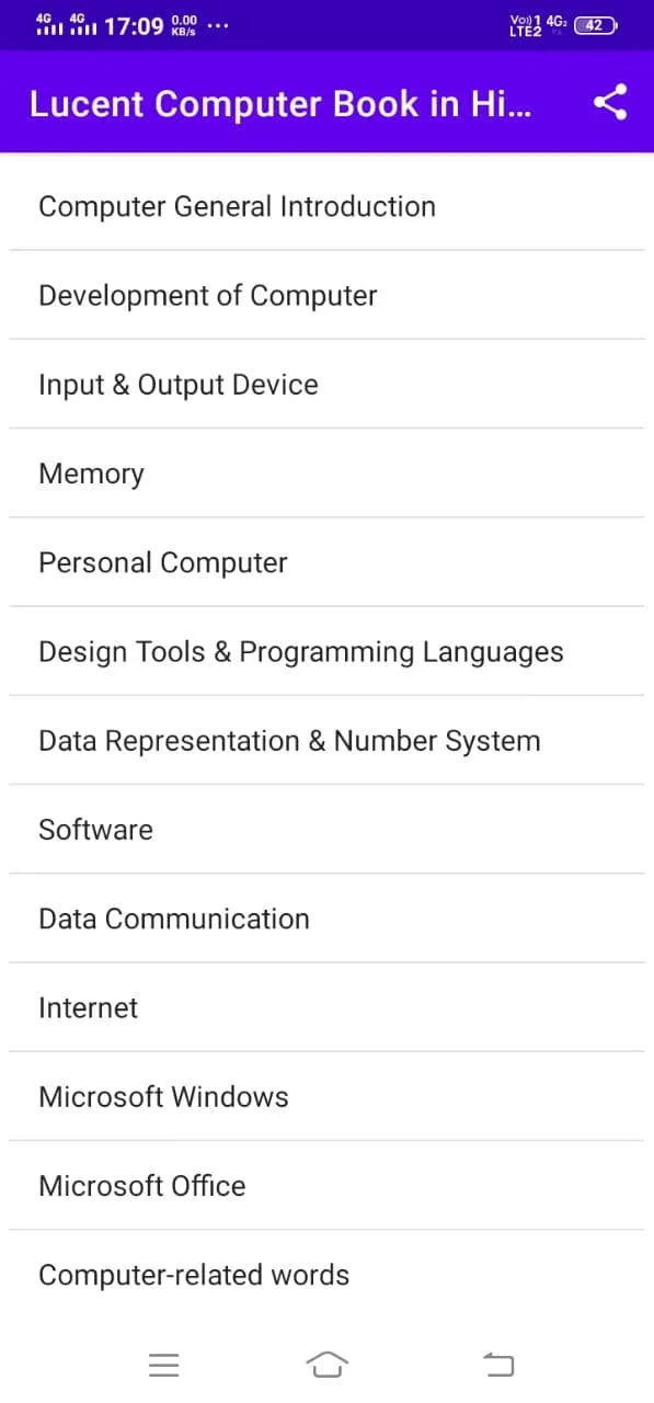 Lucent Computer Book in Hindi | Indus Appstore | Screenshot