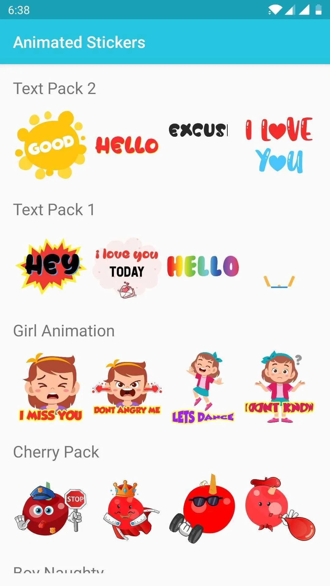 Animated Sticker For WhatsApp | Indus Appstore | Screenshot