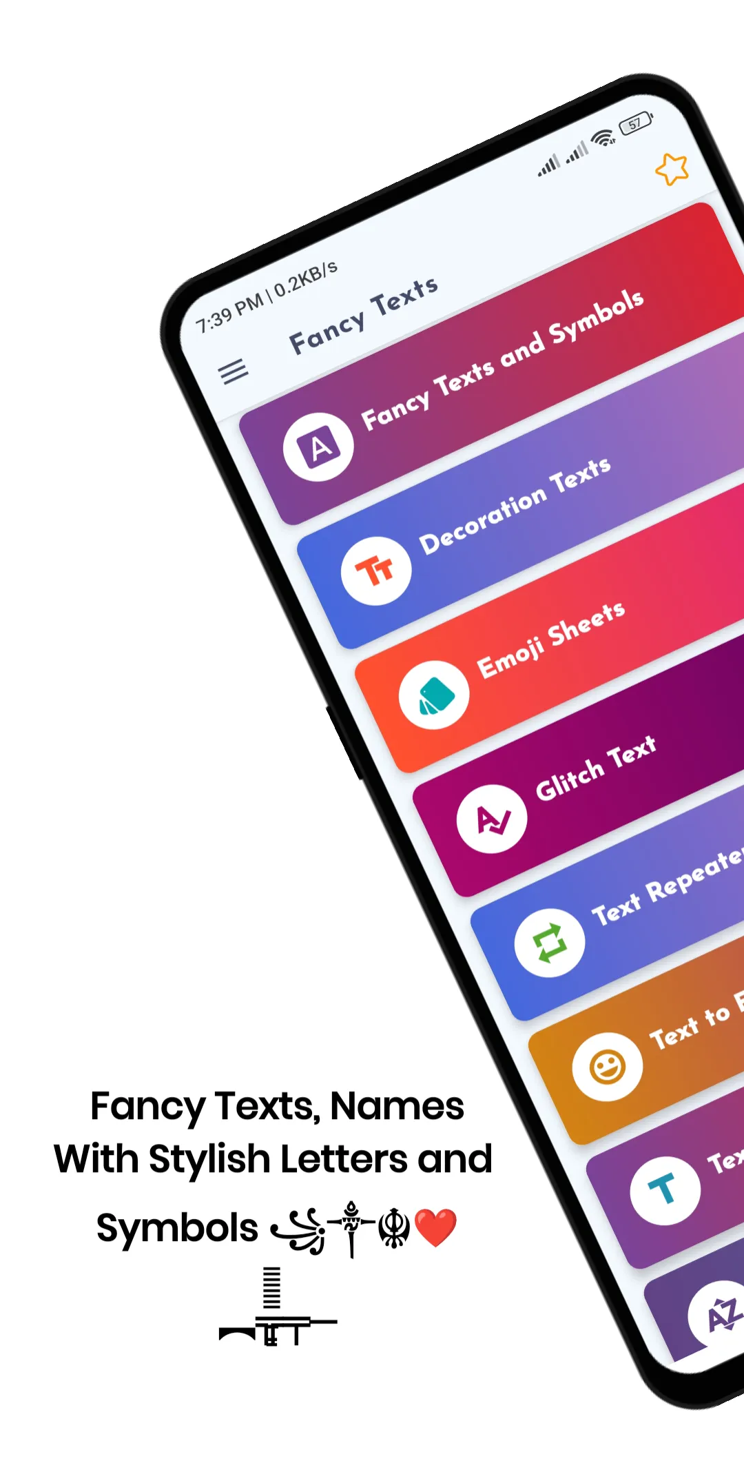 Fancy Texts - Cool Symbols | Indus Appstore | Screenshot