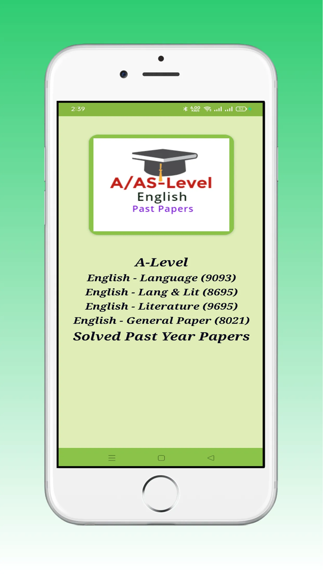 A/AS Level English Past Papers | Indus Appstore | Screenshot