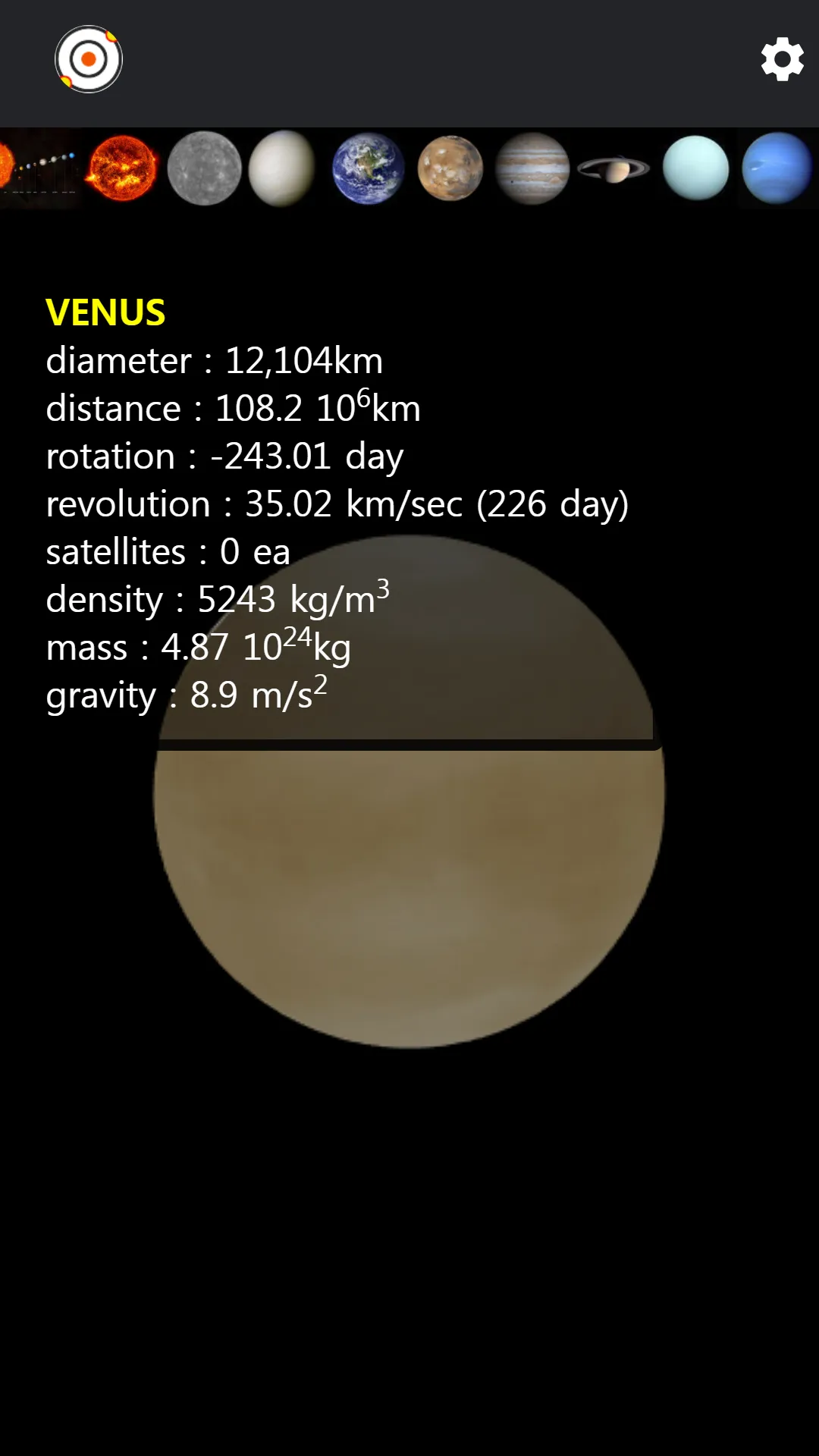 Solar System - 3D   Real Scale | Indus Appstore | Screenshot