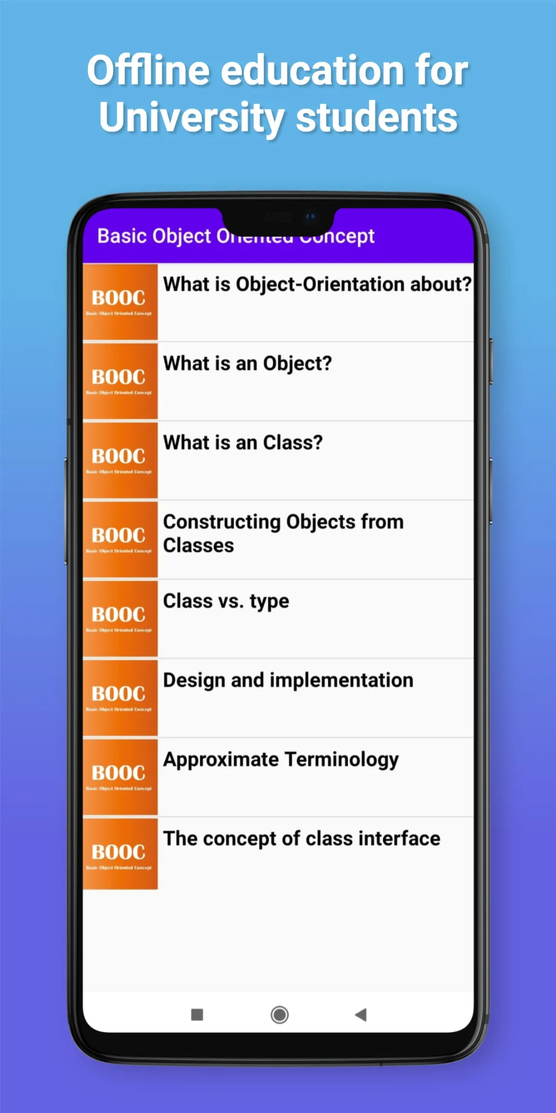 Basic Object Oriented Concept | Indus Appstore | Screenshot