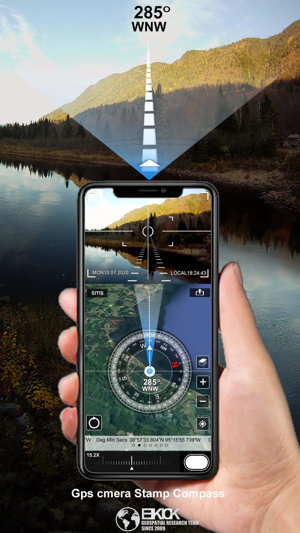 Direction Compass Camera | Indus Appstore | Screenshot