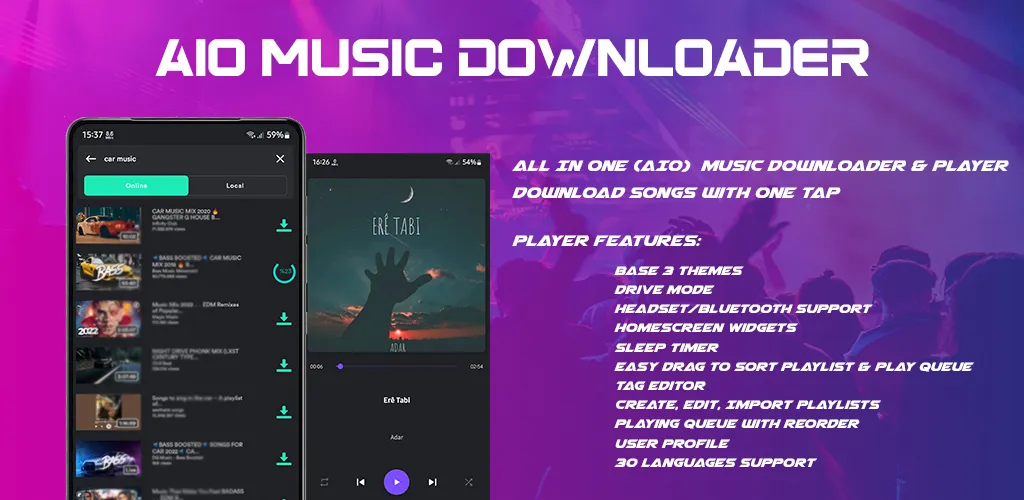 AiO Music Downloader & Player | Indus Appstore | Screenshot