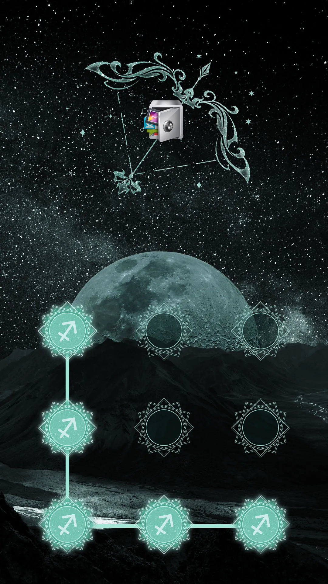 AppLock Theme Sagittarius | Indus Appstore | Screenshot