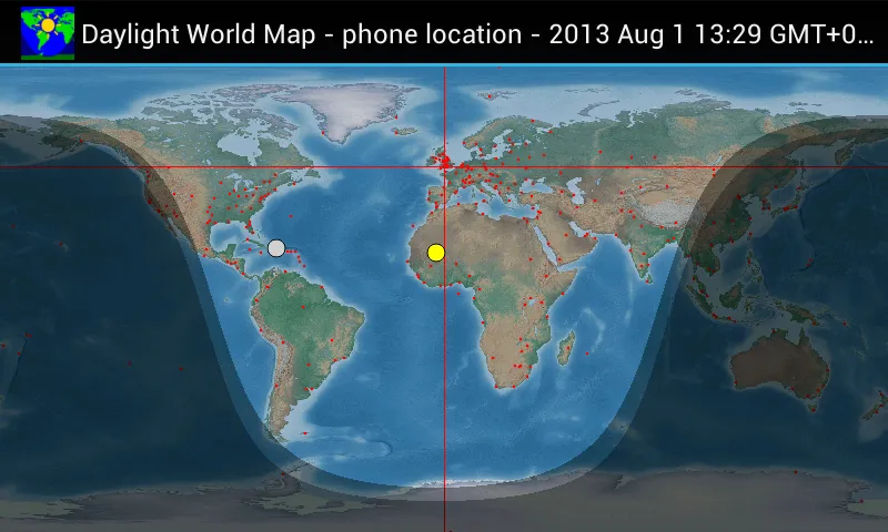 Daylight World Map | Indus Appstore | Screenshot