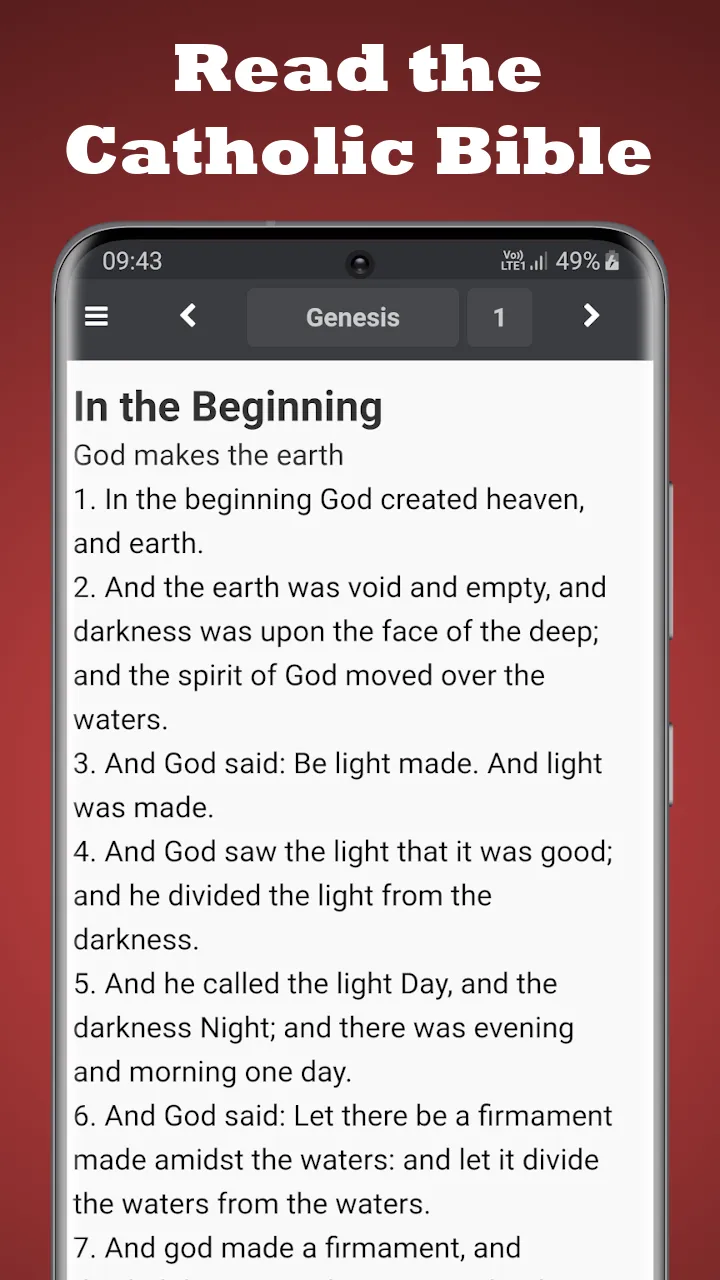 Catholic Bible Now | Indus Appstore | Screenshot