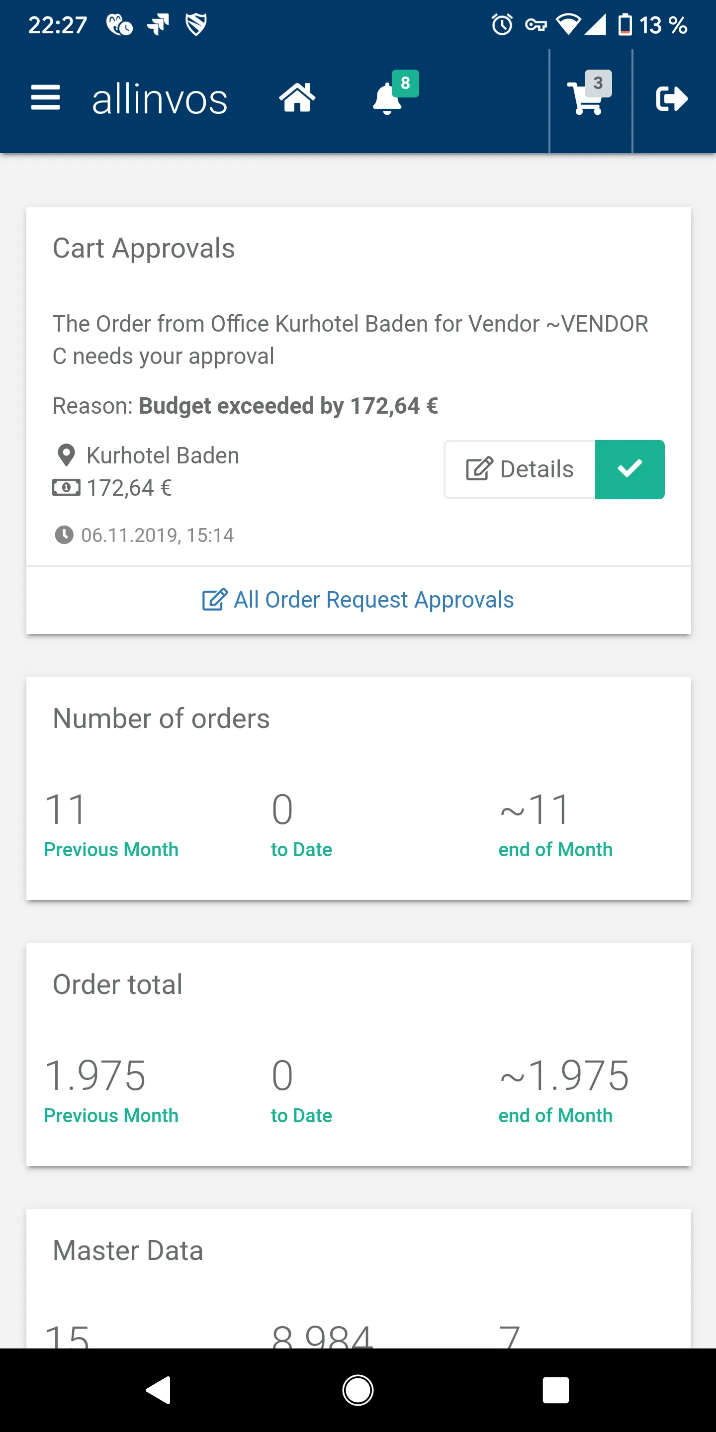 allinvos Order | Indus Appstore | Screenshot