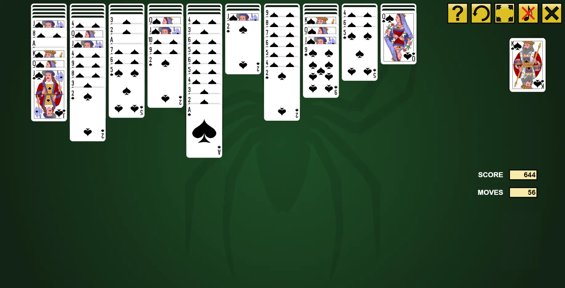 King of Spider Solitaire | Indus Appstore | Screenshot