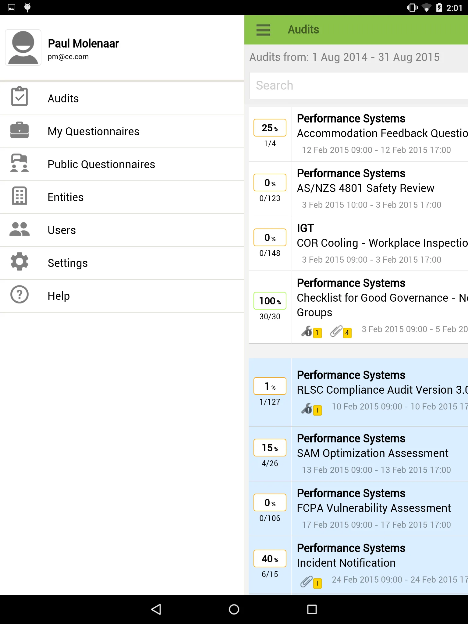 Compliance Checkpoint | Indus Appstore | Screenshot