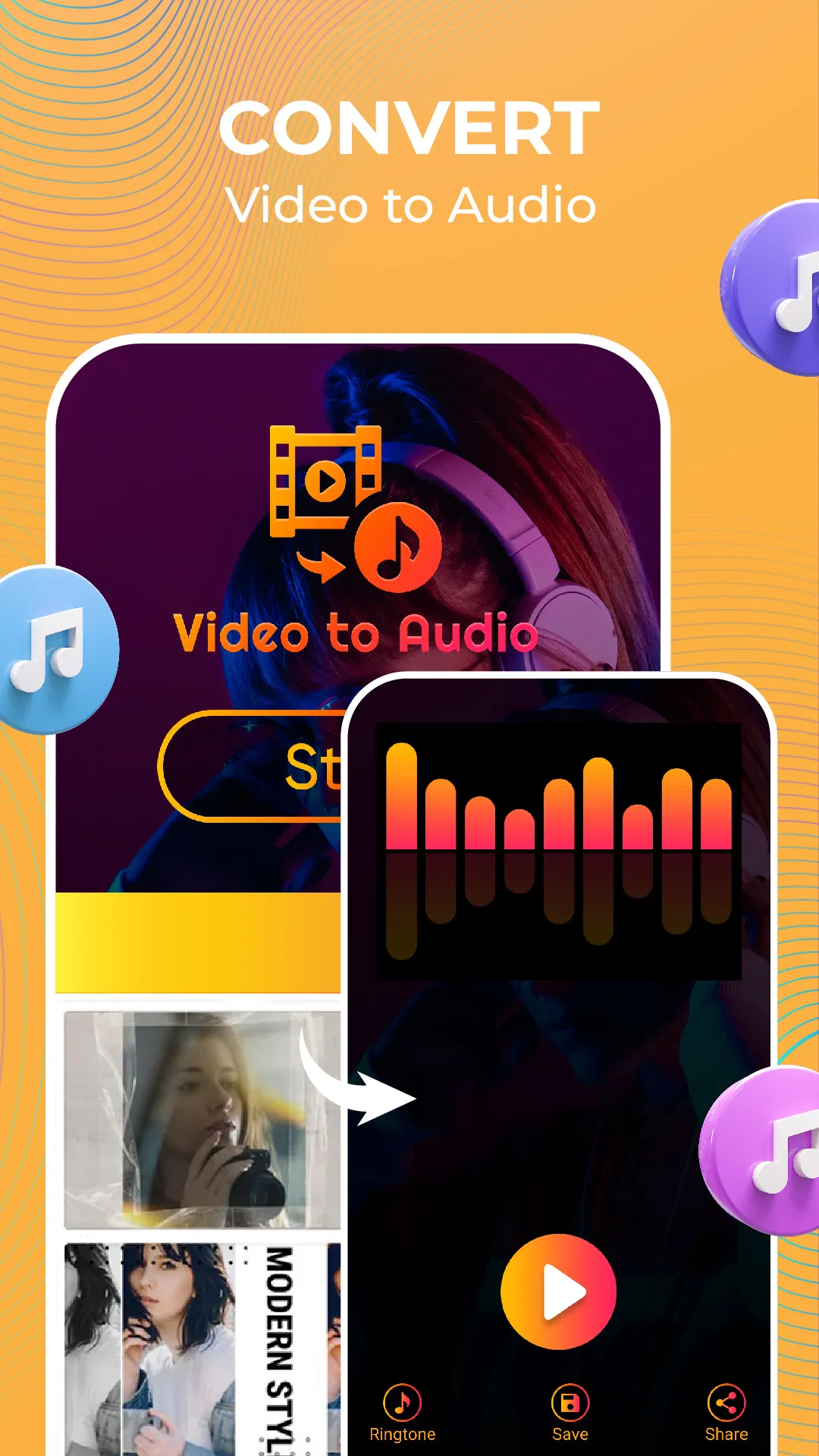 Video to Mp3 Audio Converter | Indus Appstore | Screenshot