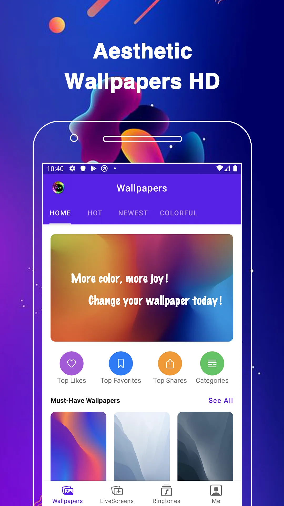 Live Wallpapers HD & Ringtones | Indus Appstore | Screenshot