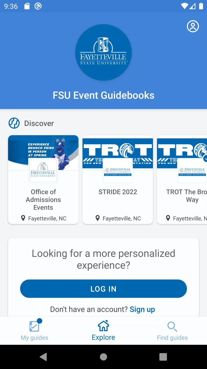 FSU Event Guidebooks | Indus Appstore | Screenshot