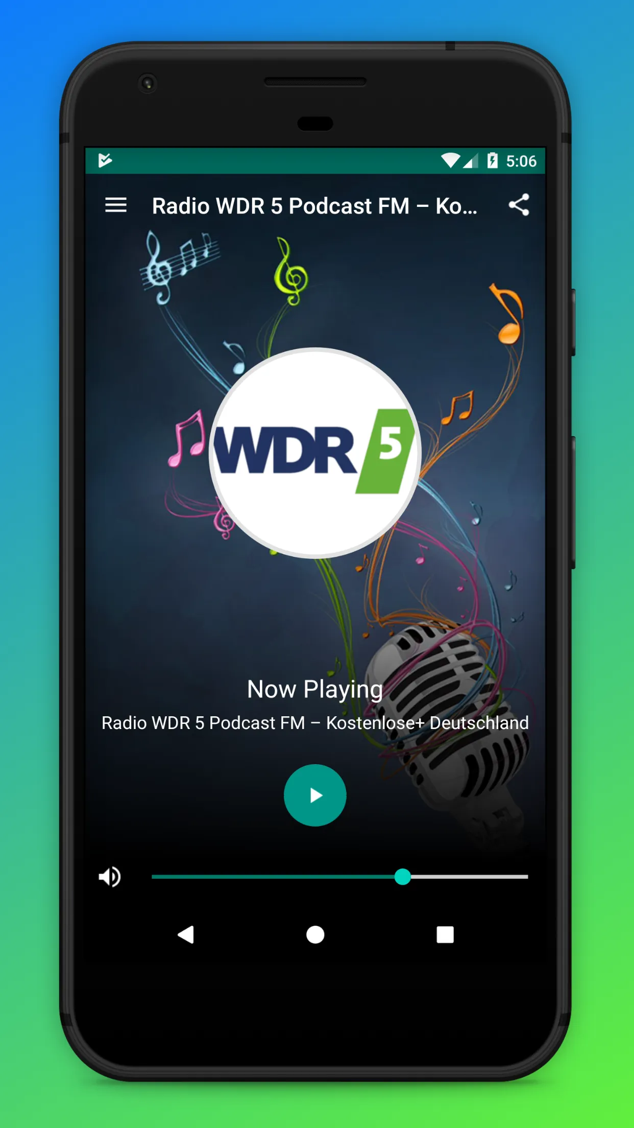 Radio WDR 5 Podcast DE Online | Indus Appstore | Screenshot