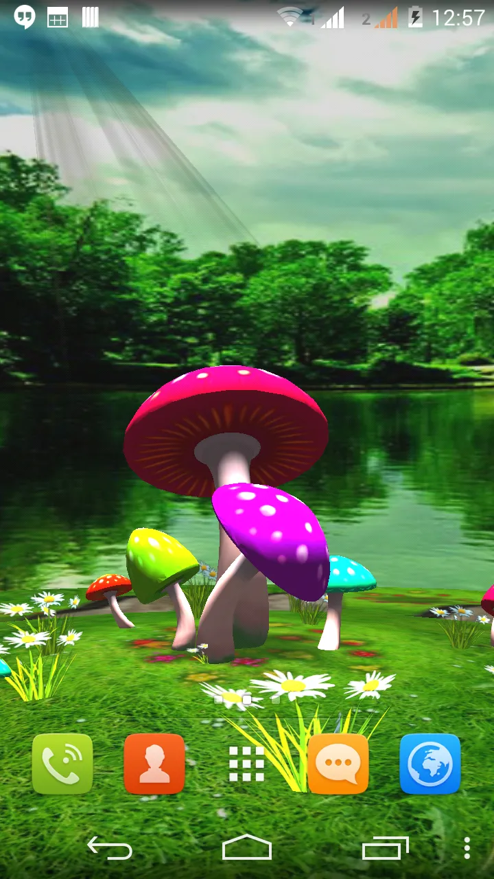 3D Mushroom Live Wallpaper New | Indus Appstore | Screenshot