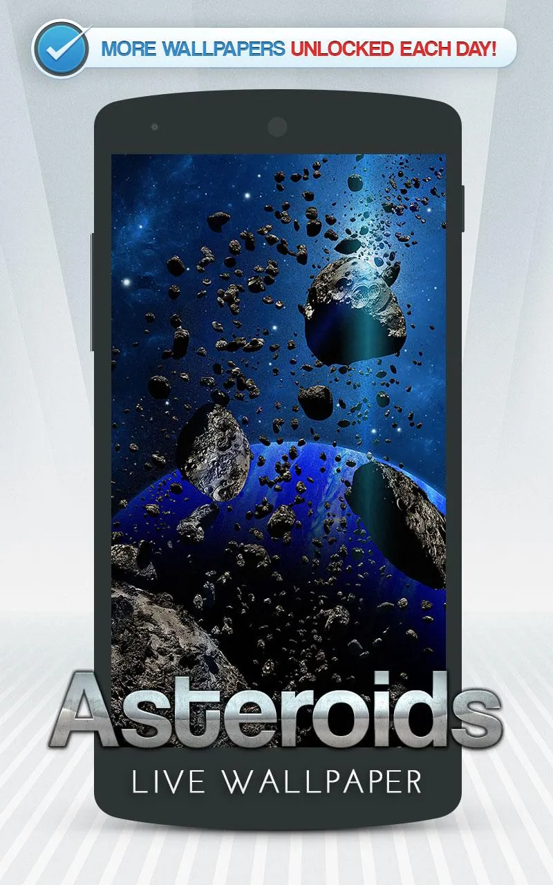 Asteroids Live Wallpaper | Indus Appstore | Screenshot