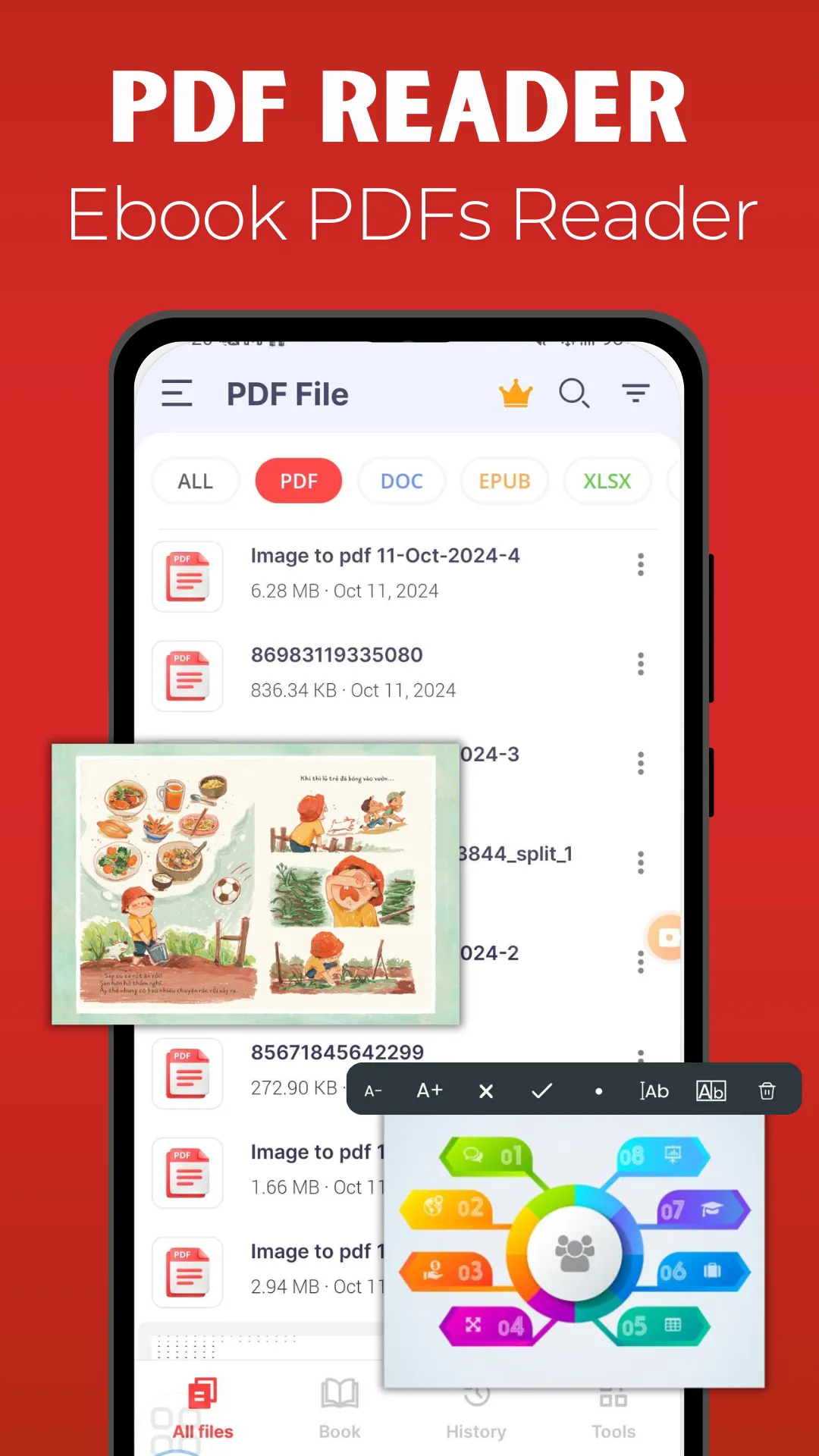 PDF Reader: Ebook PDFs Reader | Indus Appstore | Screenshot