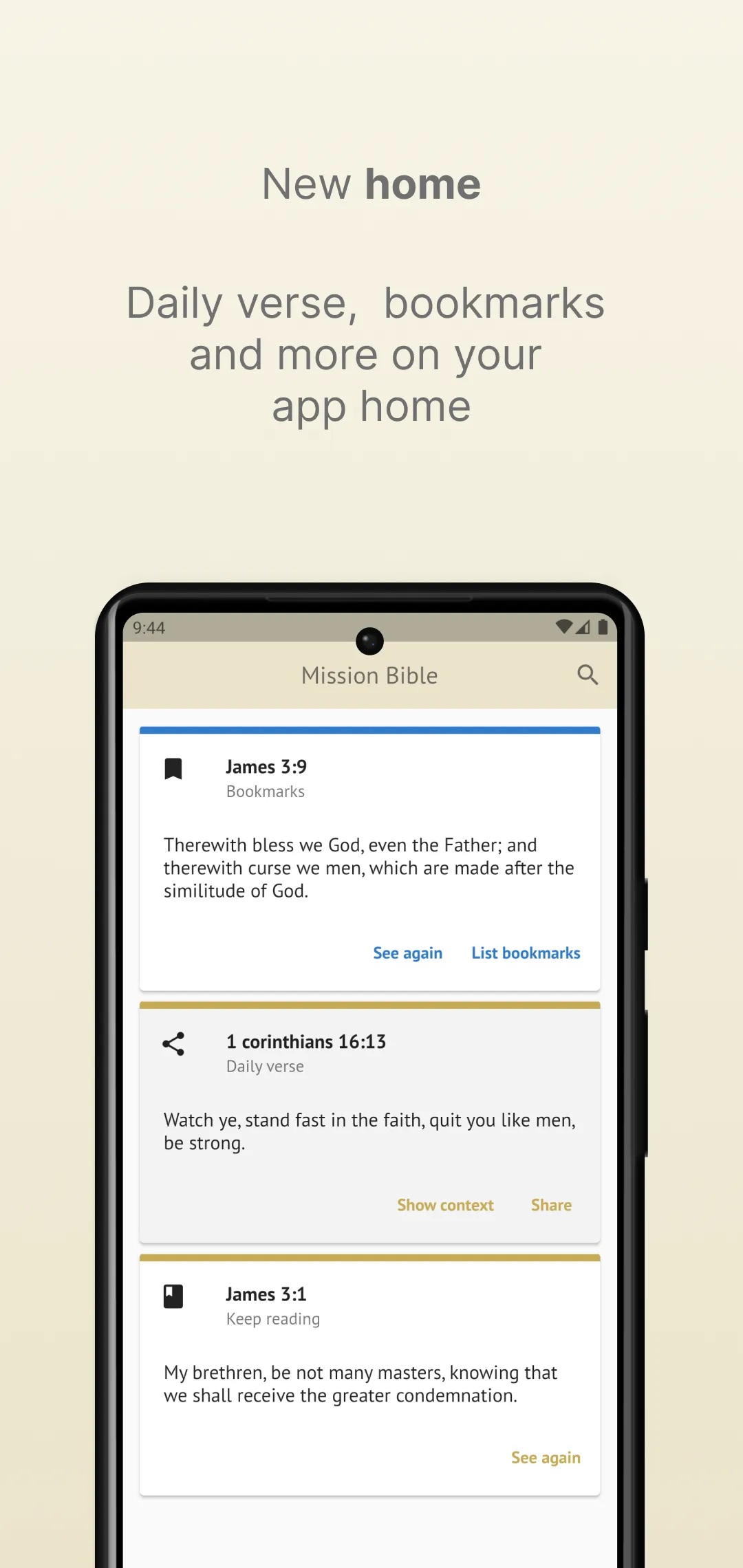 Mission Bible - KJV, ESV, MSG | Indus Appstore | Screenshot