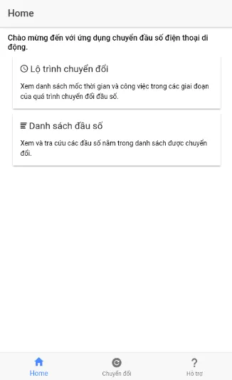 Chuyển đầu số điện thoại 2018- | Indus Appstore | Screenshot