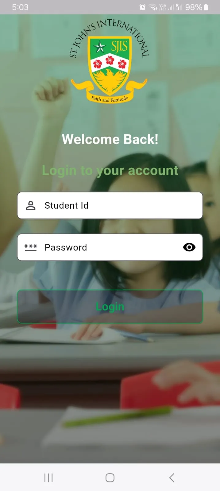 SJIS Student | Indus Appstore | Screenshot