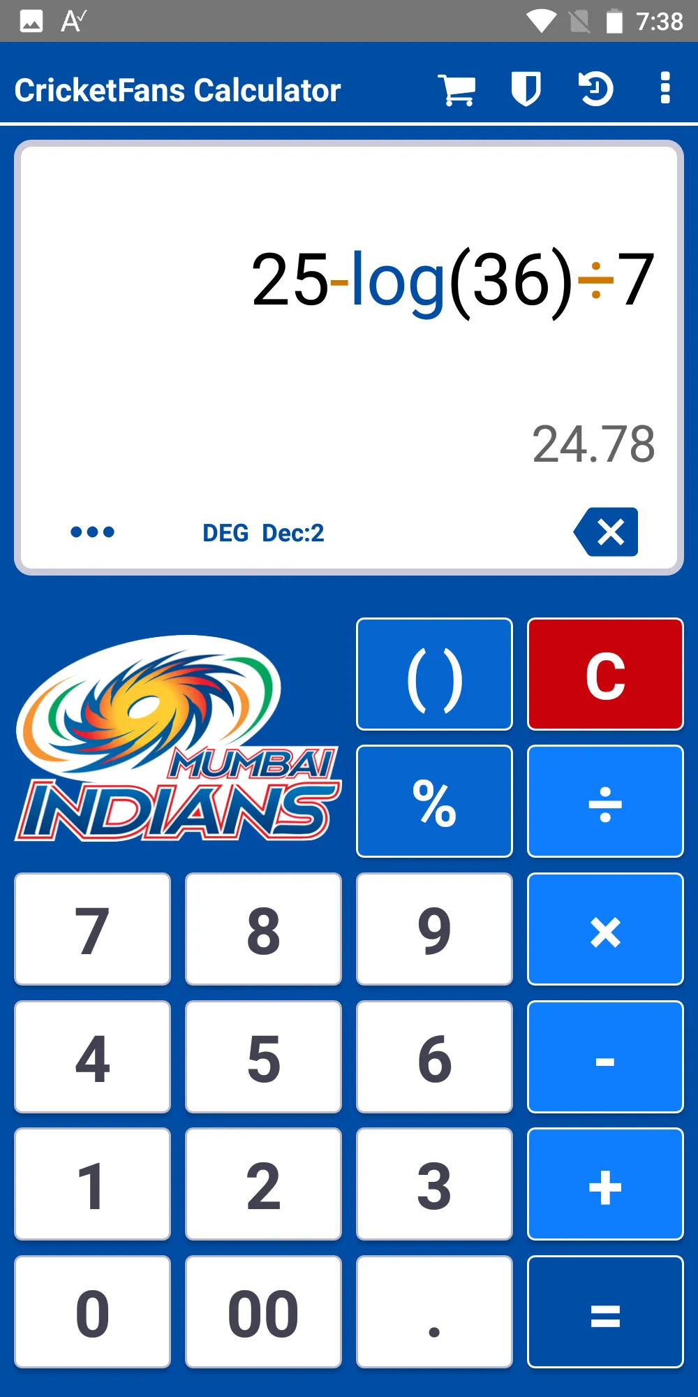 CricketFans Calculator | Indus Appstore | Screenshot