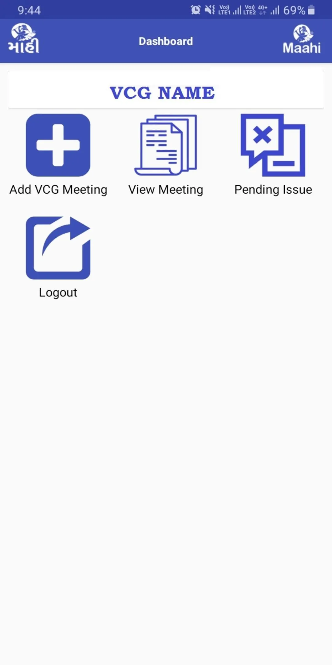 Maahi VCG Meeting | Indus Appstore | Screenshot