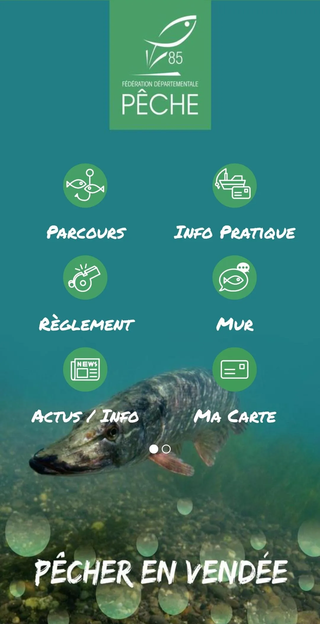 Fédération de Pêche de Vendée | Indus Appstore | Screenshot