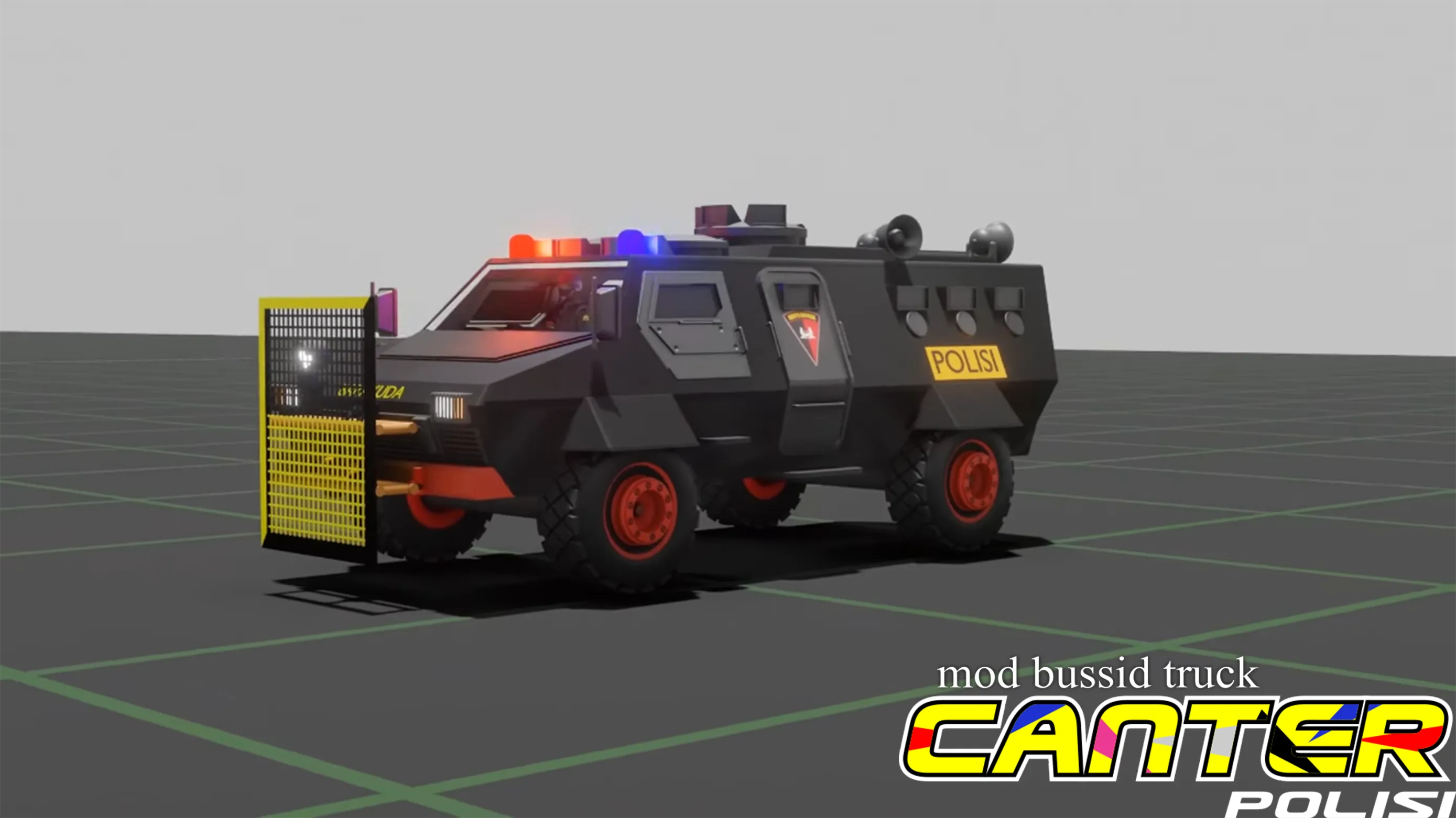 Mod Bussid Truck Canter Polisi | Indus Appstore | Screenshot