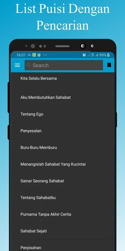 Puisi Untuk Sahabat | Indus Appstore | Screenshot